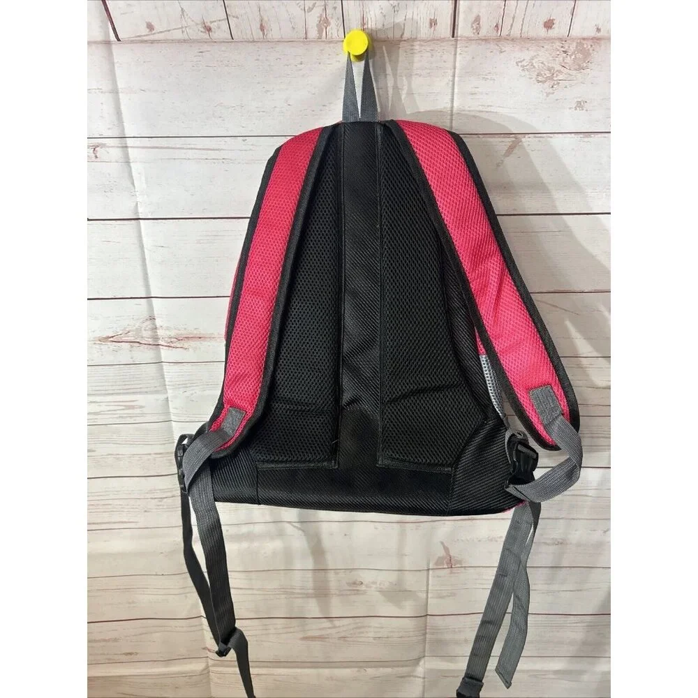 Nobel paws Pet Carrier Backpack Cat/Dog Small Pink Gray Mesh & multiple Pockets